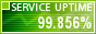 Monitoraggio del sito web effettuato da ServiceUptime